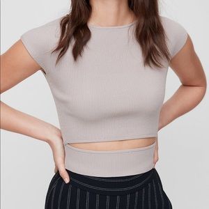 Aritizia Yacine Top in Dark Grey